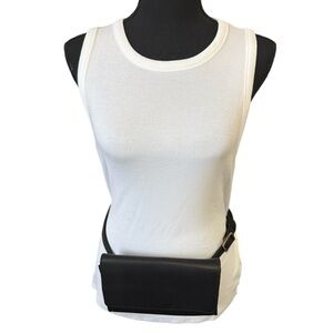 Portland Leather AP Basic Belt Bag-Black